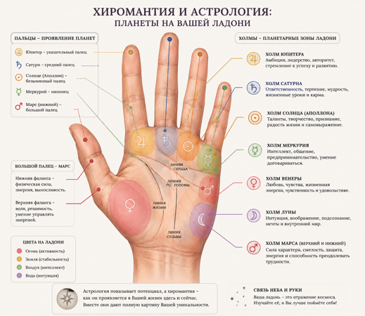 холмы и пальцы